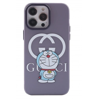 Mey İthalat® iPhone 14 Pro Kılıf Desenli Kapak - Mor - 3