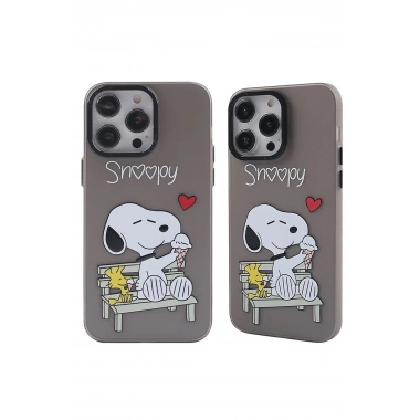 Mey İthalat® iPhone 14 Pro Kılıf Desenli Kapak - Siyah - 2