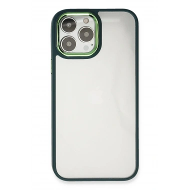 Mey İthalat® iPhone 14 Pro Kılıf Dora Kapak - Haki Yeşil