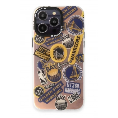 Mey İthalat®  iPhone 14 Pro Kılıf Estoril Desenli Kapak - Estoril - 13