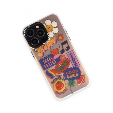 Mey İthalat®  iPhone 14 Pro Kılıf Estoril Desenli Kapak - Estoril - 15