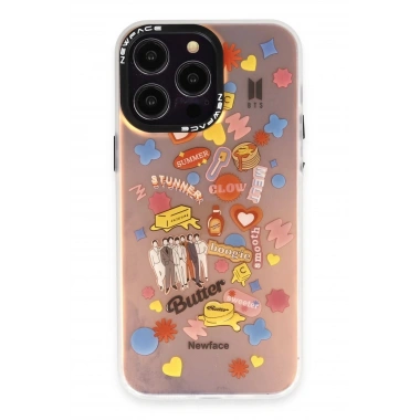Mey İthalat®  iPhone 14 Pro Kılıf Estoril Desenli Kapak - Estoril - 16
