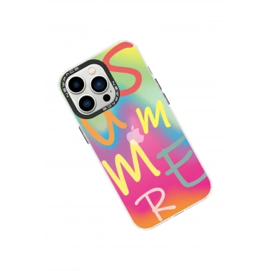 Mey İthalat®  iPhone 14 Pro Kılıf Estoril Desenli Kapak - Estoril - 3