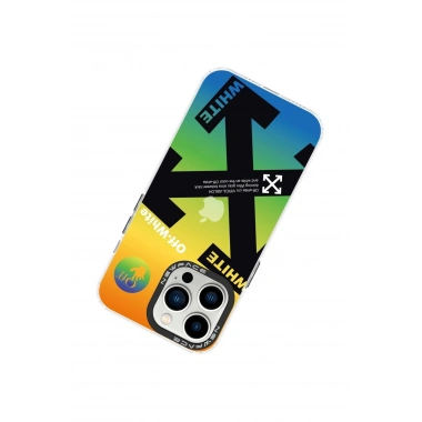 Mey İthalat®  iPhone 14 Pro Kılıf Estoril Desenli Kapak - Estoril - 5