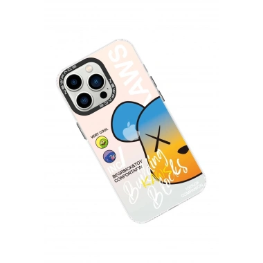 Mey İthalat®  iPhone 14 Pro Kılıf Estoril Desenli Kapak - Estoril - 6