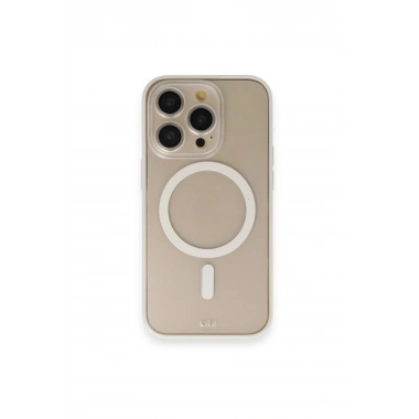 Mey İthalat® iPhone 14 Pro Kılıf Grand Magneticsafe Kapak - Beyaz