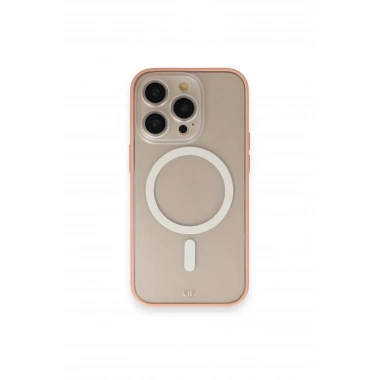 Mey İthalat®  iPhone 14 Pro Kılıf Grand Magneticsafe Kapak - Pembe