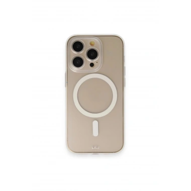 Mey İthalat® iPhone 14 Pro Kılıf Grand Magneticsafe Kapak - Şeffaf
