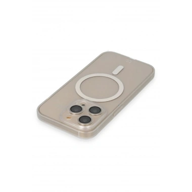 Mey İthalat® iPhone 14 Pro Kılıf Grand Magneticsafe Kapak - Şeffaf