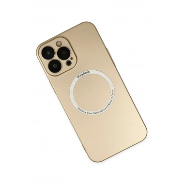 Mey İthalat® iPhone 14 Pro Kılıf Jack Magneticsafe Lens Silikon - Gold