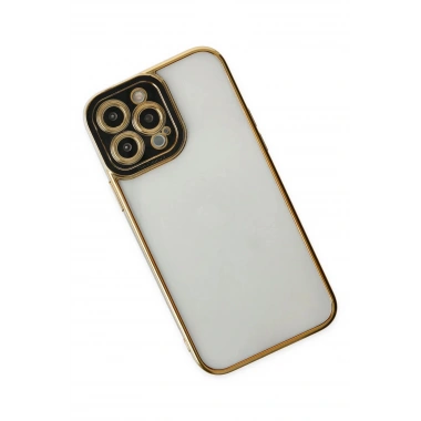 Mey İthalat® iPhone 14 Pro Kılıf Liva Lens Silikon - Siyah