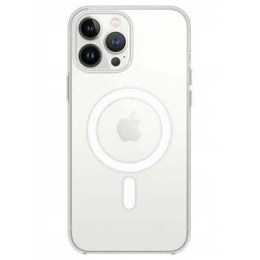 Mey İthalat®  iPhone 14 Pro Kılıf Magneticsafe Şeffaf Silikon - Şeffaf