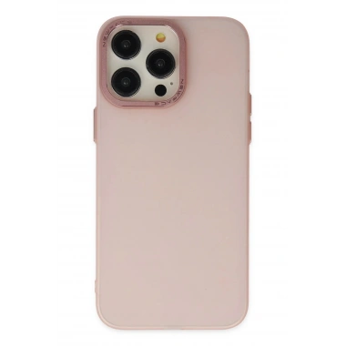 Mey İthalat® iPhone 14 Pro Kılıf Modos Metal Kapak - Pembe