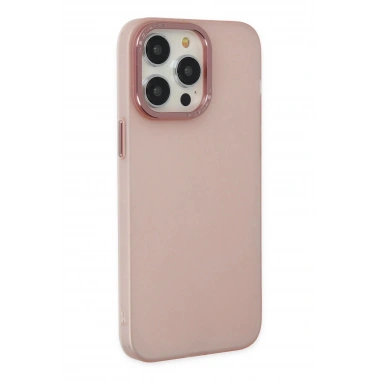 Mey İthalat® iPhone 14 Pro Kılıf Modos Metal Kapak - Pembe