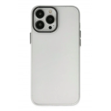 Mey İthalat® iPhone 14 Pro Kılıf Modos Metal Kapak - Şeffaf