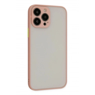 Mey İthalat®  iPhone 14 Pro Kılıf Montreal Silikon Kapak - Pembe