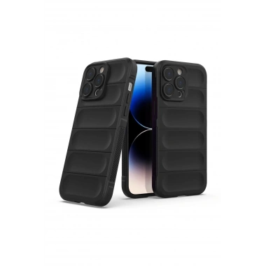 Mey İthalat®  iPhone 14 Pro Kılıf Optimum Silikon - Siyah