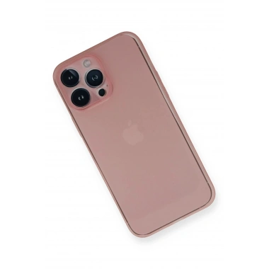 Mey İthalat® iPhone 14 Pro Kılıf PP Ultra İnce Kapak - Pembe