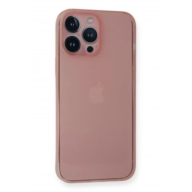 Mey İthalat® iPhone 14 Pro Kılıf PP Ultra İnce Kapak - Pembe