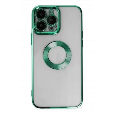 Mey İthalat® iPhone 14 Pro Kılıf Slot Silikon - Köknar Yeşili