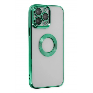 Mey İthalat® iPhone 14 Pro Kılıf Slot Silikon - Köknar Yeşili