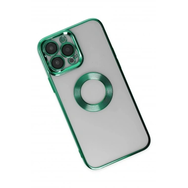 Mey İthalat® iPhone 14 Pro Kılıf Slot Silikon - Köknar Yeşili