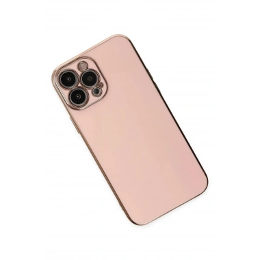 Mey İthalat®  iPhone 14 Pro Kılıf Volet Silikon - Pembe