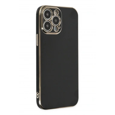 Mey İthalat®  iPhone 14 Pro Kılıf Volet Silikon - Siyah