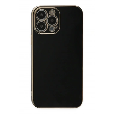 Mey İthalat®  iPhone 14 Pro Kılıf Volet Silikon - Siyah