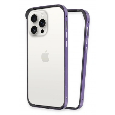 Mey İthalat®  iPhone 14 Pro Land Bumper Koruma Kapak - Derin Mor