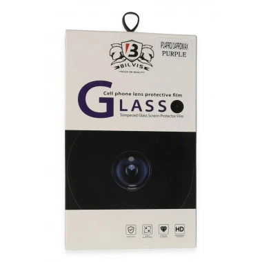 Mey İthalat®  iPhone 14 Pro Max Bilvis Titan Kamera Lens - Derin Mor