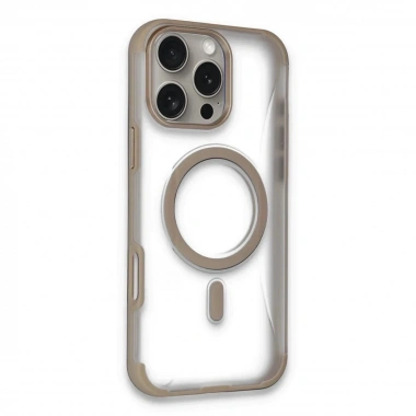 Mey İthalat®  iPhone 14 Pro Max Hilton Magsafe Kapak - Gold