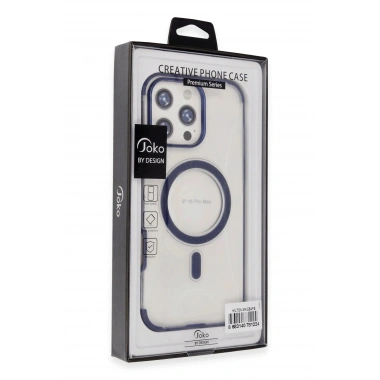 Mey İthalat®  iPhone 14 Pro Max Hilton Magsafe Kapak - Titan Gri