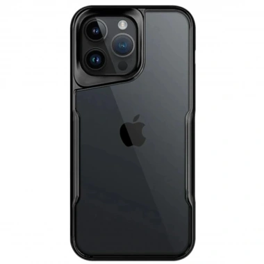 Mey İthalat®  iPhone 14 Pro Max Kılıf Boyi Silikon Kapak - Siyah
