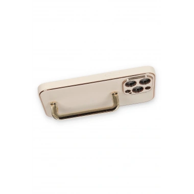 Mey İthalat®  iPhone 14 Pro Max Kılıf Coco Elit Kapak - Gold