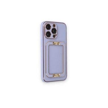 Mey İthalat®  iPhone 14 Pro Max Kılıf Coco Elit Kapak - Lila
