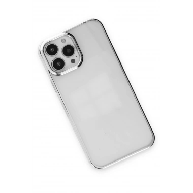 Mey İthalat® iPhone 14 Pro Max Kılıf Element Silikon - Gümüş