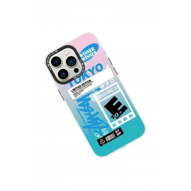 Mey İthalat®  iPhone 14 Pro Max Kılıf Estoril Desenli Kapak - Estoril - 1