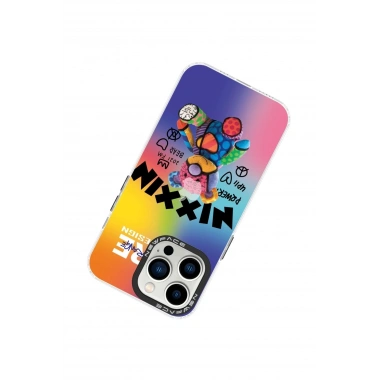 Mey İthalat®  iPhone 14 Pro Max Kılıf Estoril Desenli Kapak - Estoril - 11
