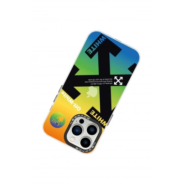 Mey İthalat®  iPhone 14 Pro Max Kılıf Estoril Desenli Kapak - Estoril - 5