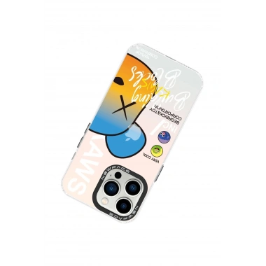 Mey İthalat®  iPhone 14 Pro Max Kılıf Estoril Desenli Kapak - Estoril - 6