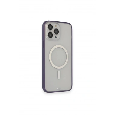 Mey İthalat® iPhone 14 Pro Max Kılıf Grand Magneticsafe Kapak - Mor