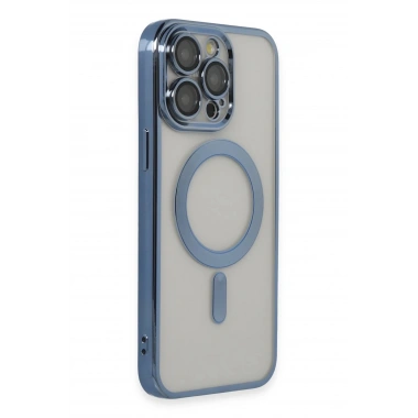 Mey İthalat®  iPhone 14 Pro Max Kılıf Kross Magneticsafe Kapak - Sierra Blue