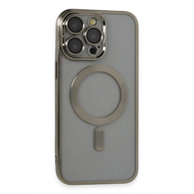 Mey İthalat®  iPhone 14 Pro Max Kılıf Kross Magneticsafe Kapak - Titan Gri