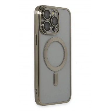 Mey İthalat®  iPhone 14 Pro Max Kılıf Kross Magneticsafe Kapak - Titan Gri