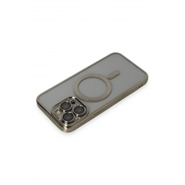 Mey İthalat®  iPhone 14 Pro Max Kılıf Kross Magneticsafe Kapak - Titan Gri