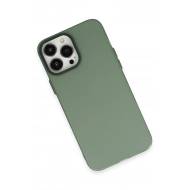 Mey İthalat® iPhone 14 Pro Max Kılıf Modos Metal Kapak - Koyu Yeşil