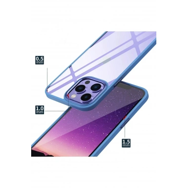 Mey İthalat® iPhone 14 Pro Max Kılıf Power Silikon - Siyah
