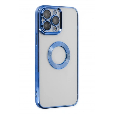 Mey İthalat® iPhone 14 Pro Max Kılıf Slot Silikon - Mavi
