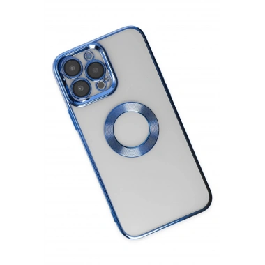 Mey İthalat® iPhone 14 Pro Max Kılıf Slot Silikon - Mavi